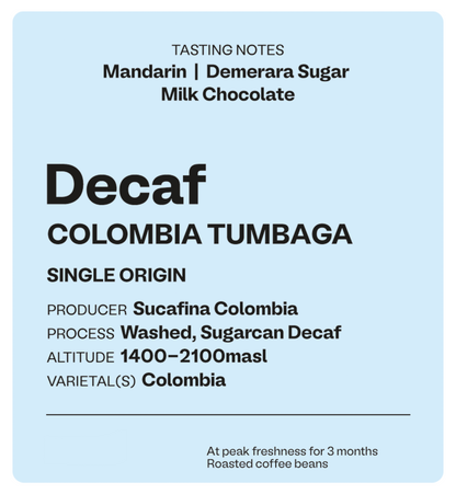 Decaf Colombia Tumbaga