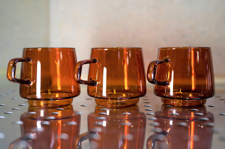 Kinto Amber Glass Mug - Craft House Coffee